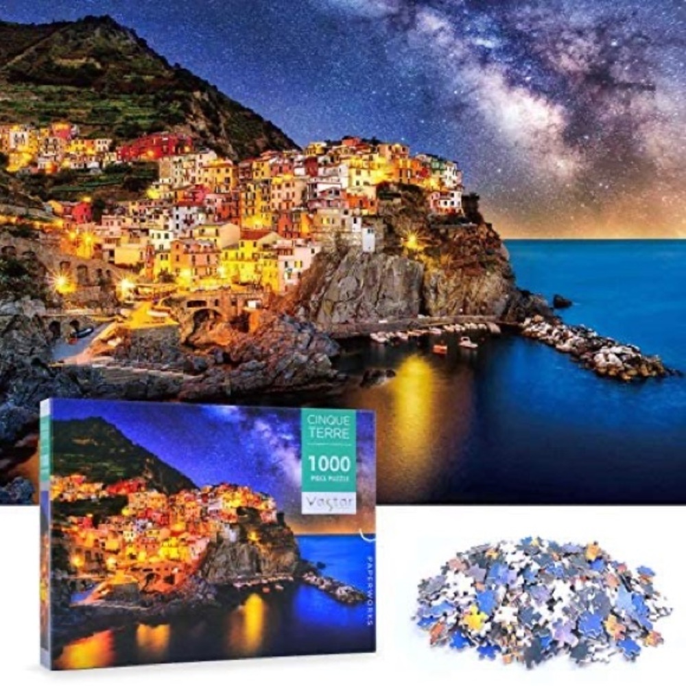 1000 Piece Jigsaw Puzzle for Adults Cinque Terre  Decoration Large Puzzle Games